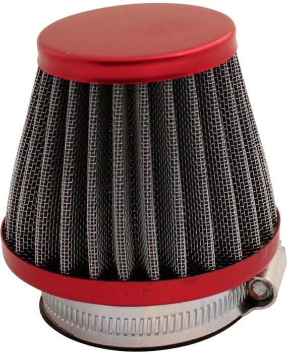 Air_Filter_ _44mm_to_46mm_Conical_Medium_Stack_60mm_2_Stroke_Yimatzu_Brand_Red_2