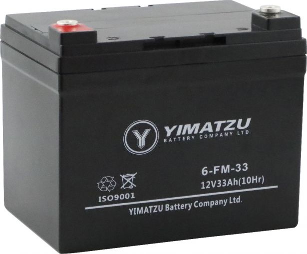 Battery_ _EV12330_ _6 DCM 33_ _6 DZM 33_ _6 FM 33_AGM_12V_33Ah_Yimatzu_1