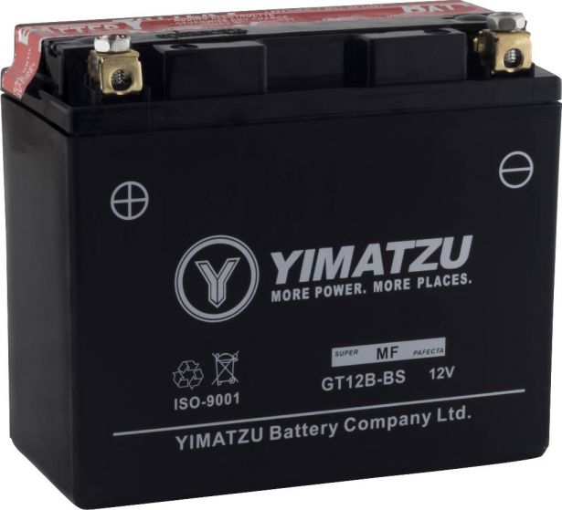 Battery_ _GTX12B BS_Yimatzu_AGM_Maintenance_Free_1