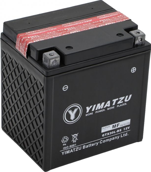 Battery_ _GTX30L BS_Yimatzu_AGM_Maintenance_Free_2