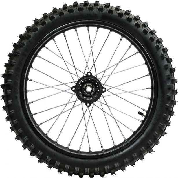 Rim_and_Tire_Set_ _Front_17_1 60x17_15mm_Axle_Black_Rim_with_70 100 17_Tire_Disc_Brake_3