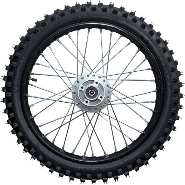 Rim_and_Tire_Set_ _Front_17_Black_Rim_1 40x17_with_70 100 17_Tire_Disc_Brake_2