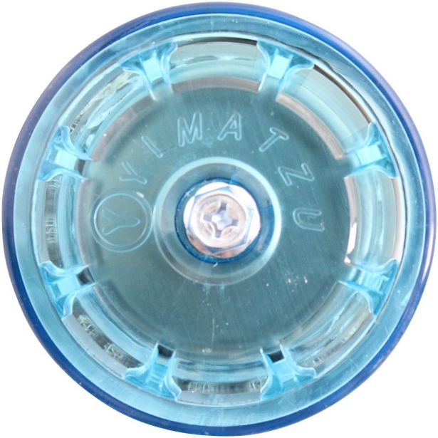 Air Filter - 58mm to 60mm, Conical, Waterproof, Straight, Yimatzu Brand, Blue - 60A1400BU - PBC43F1