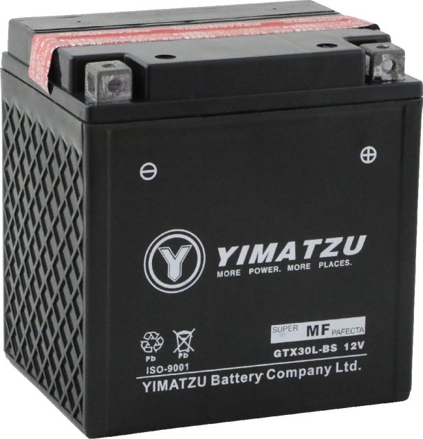 Battery_ _GTX30L BS_Yimatzu_AGM_Maintenance_Free_1