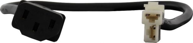 Battery Cable - Scooter/Electric Bicycle, Straight Plug - 10A9701 - PBC2084F1