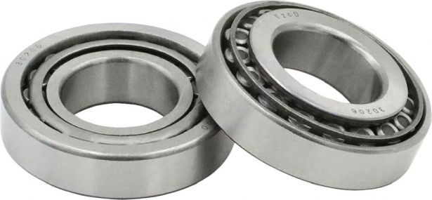 Bearing - Tapered Roller Bearing, 30206 (2 bearing set) 62x30x18 - BRG30206 - PBC238F1
