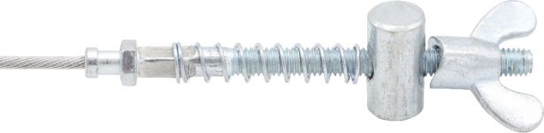 Brake Cable - Rear, 185cm Total Length, 250cc, ATV, Jianshe, Baja - CBL3425 - PBC920F1