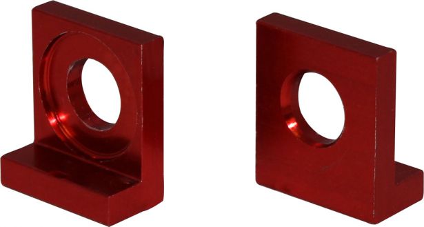 Chain Tensioners - 15mm, 2 pc Set, Red, CNC - 70A9730RD - PBC1159F1