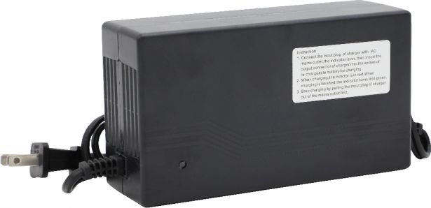 Charger - 48V, 3A, C13 Plug with Universal T-Prong, Lithium - CHG4830TL - PBC1486EF1