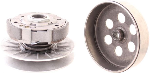 Clutch - Drive Pulley with Clutch Bell, 300cc, 2x4, 4x4 and 4x4 IRS, 16 Spline - 30A3720 - PBC1222F1