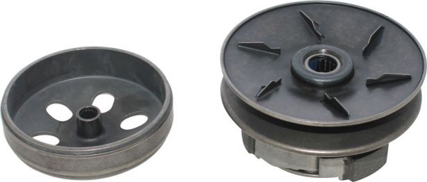 Clutch - Drive Pulley with Clutch Bell, GY6, 150cc, 19 Spline - 30A3713 - PBC1269F1
