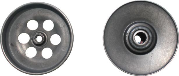 Clutch - Drive Pulley with Clutch Bell, Yamaha, JOG 90, 2 Stroke, 16 Spline - 30A3706 - PBC1251F1