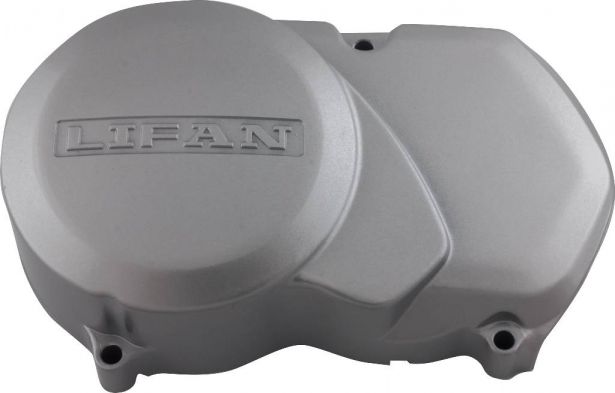 Engine Cover - 125cc Lifan, Left, Chrome - 70D2121CR - PBC1433F1