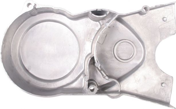 Engine Cover - 50cc to 140cc, Kick Start, Left, Chrome - 70D2130CR - PBC1470F1