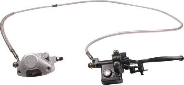 Hand Brake Lever and Caliper Assembly - 90A4110 - PBC828F1