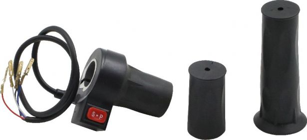 Hand Throttle - Twist Grip, Electric Scooter, 350W, 500W, 800W with Button(Set) - 70C3211 - PBC3005EF1