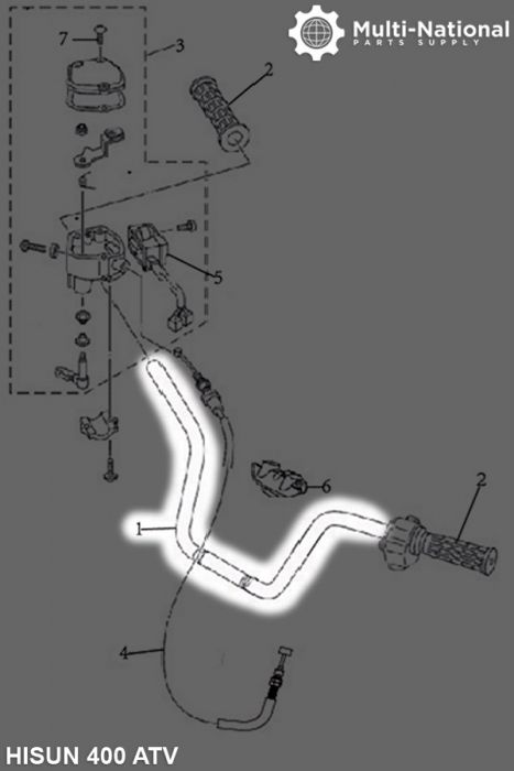 Handle_Bar_ _ATV_Hisun_400cc_1