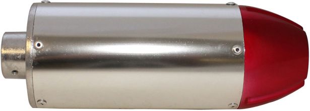 Muffler_ _50cc_to_250cc_Performance_CNC_Red_Tip_5