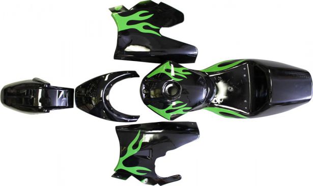 Plastic_Set_ _Pocket_Bike_Mini_Bike_Black_and_Green_1