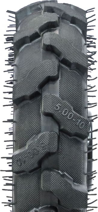 Rim and Tire Set - 5.00-10, Directional, BCS Tractor Profile, Right Side - 40L1385-R - PBC4044EF1