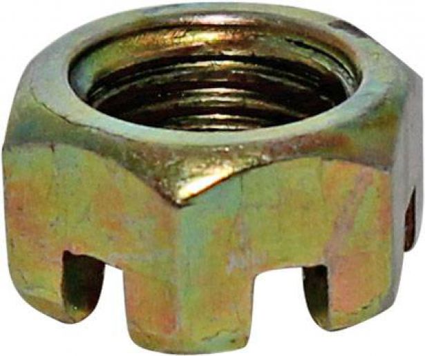 Slotted Nut - Castle Nut, M12-1.5, XY1100, Chironex 1000cc, 1100cc (1pc) - HWN4412 - PBC2895F1