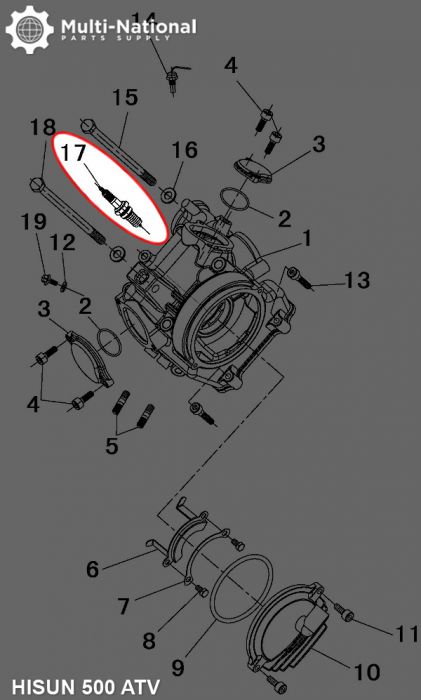 Spark Plug - NGK - SPDR8EA - PBC1403F1
