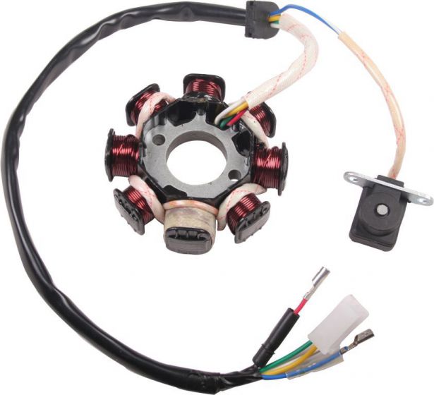 Stator - Magneto Coil, 50cc, GY6, 5 Wire - 30A9051 - PBC2312F1