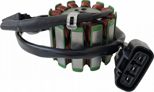 Stator - Magneto Coil Assembly, Yamaha YZF1000, YZFR1, YZF, FZ1, 2D1-81410-01-00, 5VY-81410-00-00, 2D1-81410-10-00 - 30A9404 - PBC1740EF1