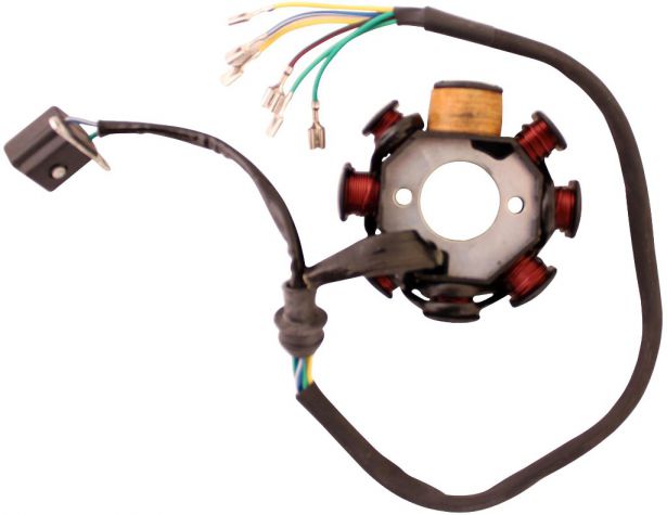 Stator - Magneto Coil, CB8, 6 Wire - 30A9345 - PBC2090F1