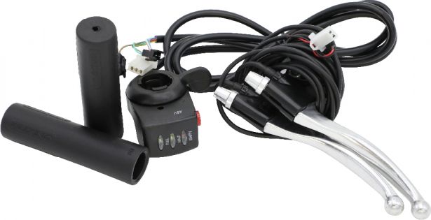 Throttle Lever - Thumb Throttle, Brake Levers, Electric Bicycle, Set - 70C3208 - PBC3026EF1