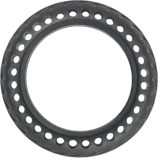 Tire - 8.5x2, Circular Honeycomb, Solid, Black - PBC40K082F1