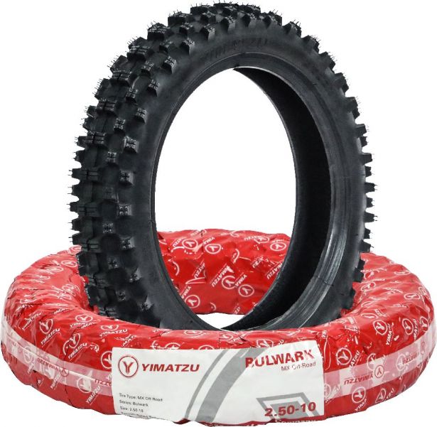 Tire - Yimatzu Bulwark 2.50-10, 10 Inch, Dirt Bike/MX - PBC40D1F1