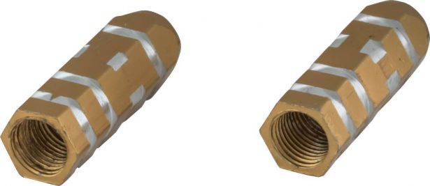 Valve Stem Caps - Gold - 40A9050GD - PBC4001EF1