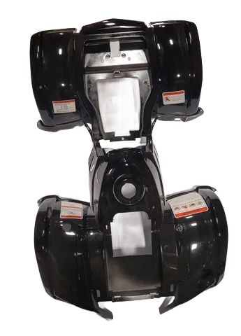 Blazer 125P Black Body Kit - TAO TAO MOTOR / GIO PARTS - PBCB125ubodyblack