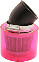 Air Filter - 38mm to 40mm, Conical, Waterproof, Angled, Yimatzu Brand, Red - 60A1362RD - PBC82F1