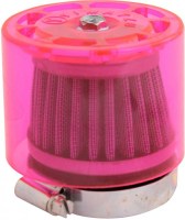 Air Filter - 41mm to 43mm, Conical, Waterproof, Straight, Yimatzu Brand, Red - 60A1370RD - PBC92F1