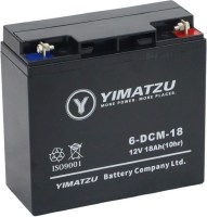 Battery - EV12180 / 6-DCM-18 / 6-DZM-18 / 6-FM-18, AGM, 12V 18Ah, Yimatzu, Nut & Bolt Terminals - BATEV12018 - PBC120EF1