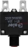 Circuit Breaker - Push Button, 20A, ST-1, 125/250VAC, 32VDC - 60A9520 - PBC2181F1