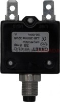 Circuit Breaker - Push Button, 30A, HT-01C, 125/250VAC, 32/50VDC - 60A9730 - PBC2430F1