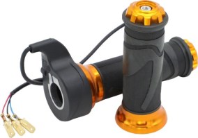 Throttle Lever - Twist Grip, Scooter, Gold (Set) - 70C3205GD - PBC2744F1