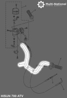 Handle_Bar_ _ATV_Hisun_500 700cc_2
