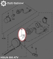 Light Bulb - 12V 25W, Dual Contact - BLB5240 - PBC3061F1