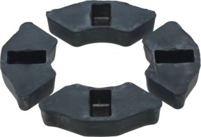 Rubber Shoes - Dampening Sprocket Shoes (4pcs) - 20A1146 - PBC3252F1