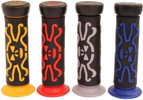 Throttle Grips - Skulls, Blue - 70D1835BU - PBC2722F1
