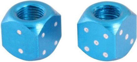 Valve Stem Caps - Blue Dice - 40A9020BU - PBC3444F1